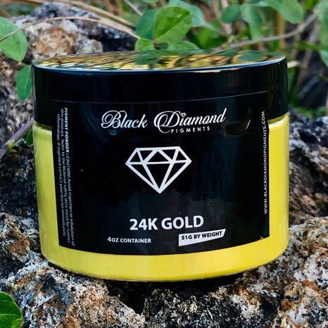 Black Diamond Pigments - 24K Gold - 51g | Mica Pigment | Hamilton Lee Supply