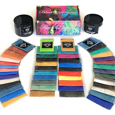 Black Diamonds Pigment Boxes | Mica Pigment | Hamilton Lee Supply