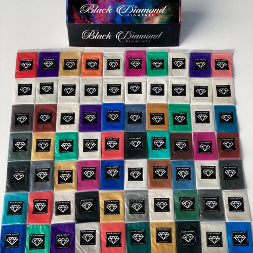 Black Diamonds Pigment Boxes | Mica Pigment | Hamilton Lee Supply