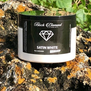 Black Diamond Pigments - Satin White - 51g | Mica Pigment | Hamilton Lee Supply