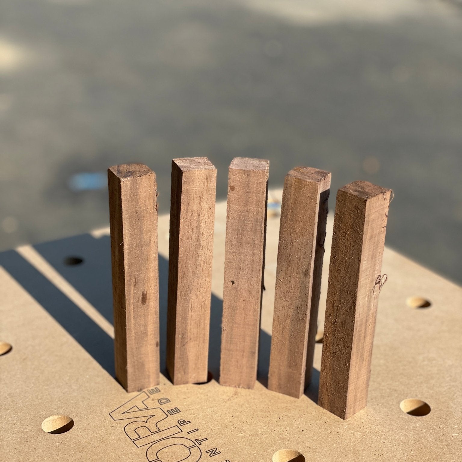 Black Walnut Pen Blank Set (5) | Turning Stock | Hamilton Lee Supply