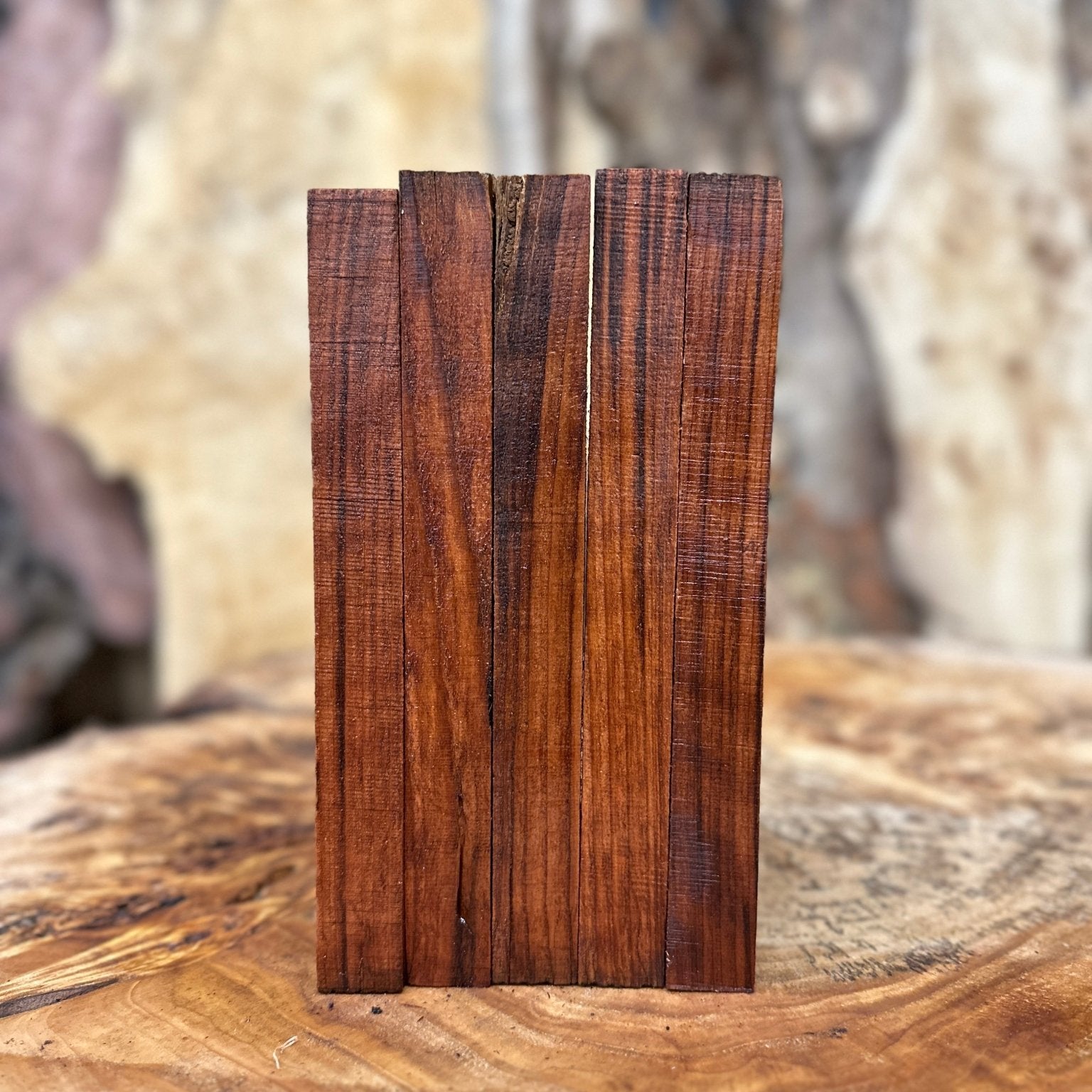 Redwood Burl Pen Blanks 5 Pack Bundle | Redwood Burl | Hamilton Lee Supply