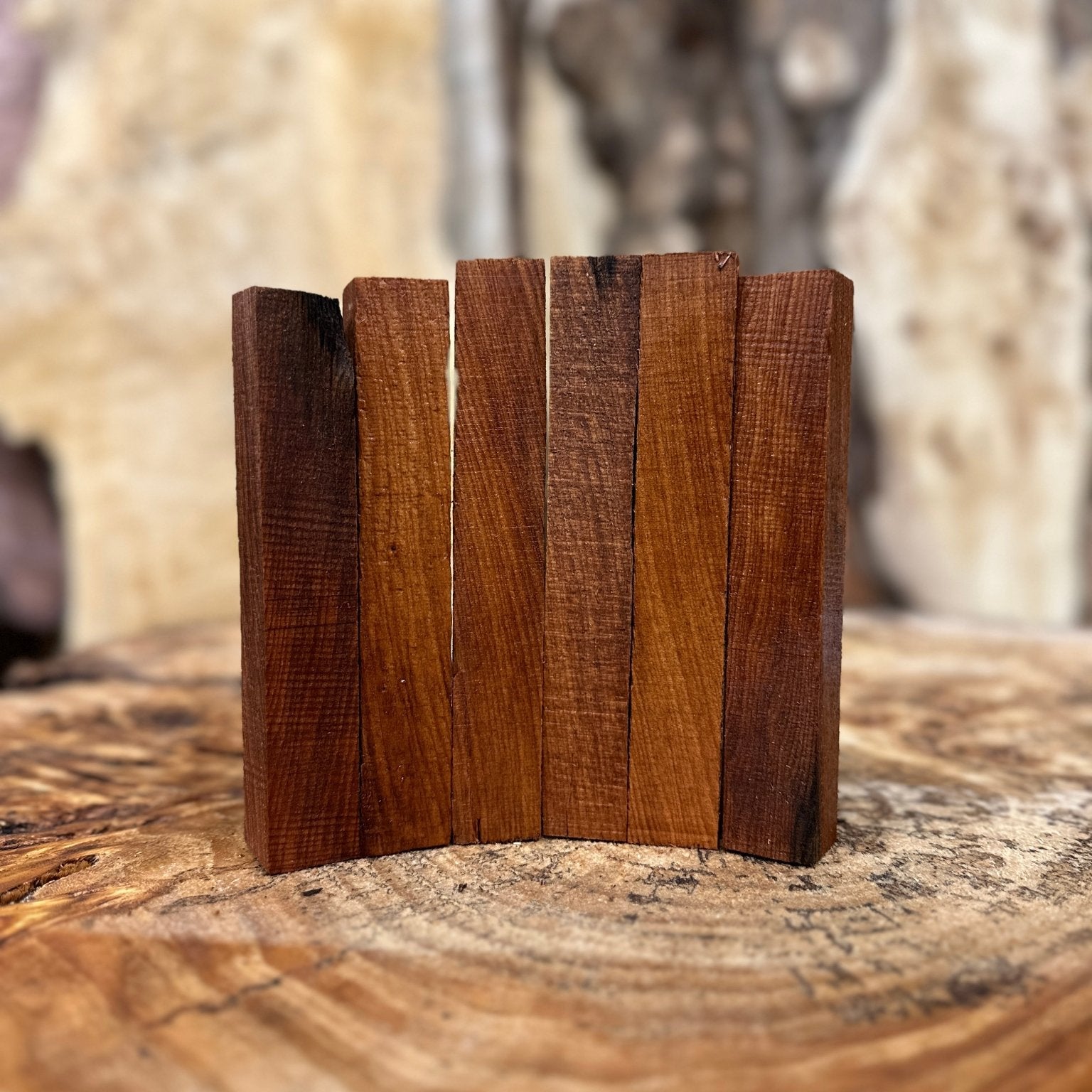 Redwood Burl Pen Blanks 6 Pack Bundle | Redwood Burl | Hamilton Lee Supply