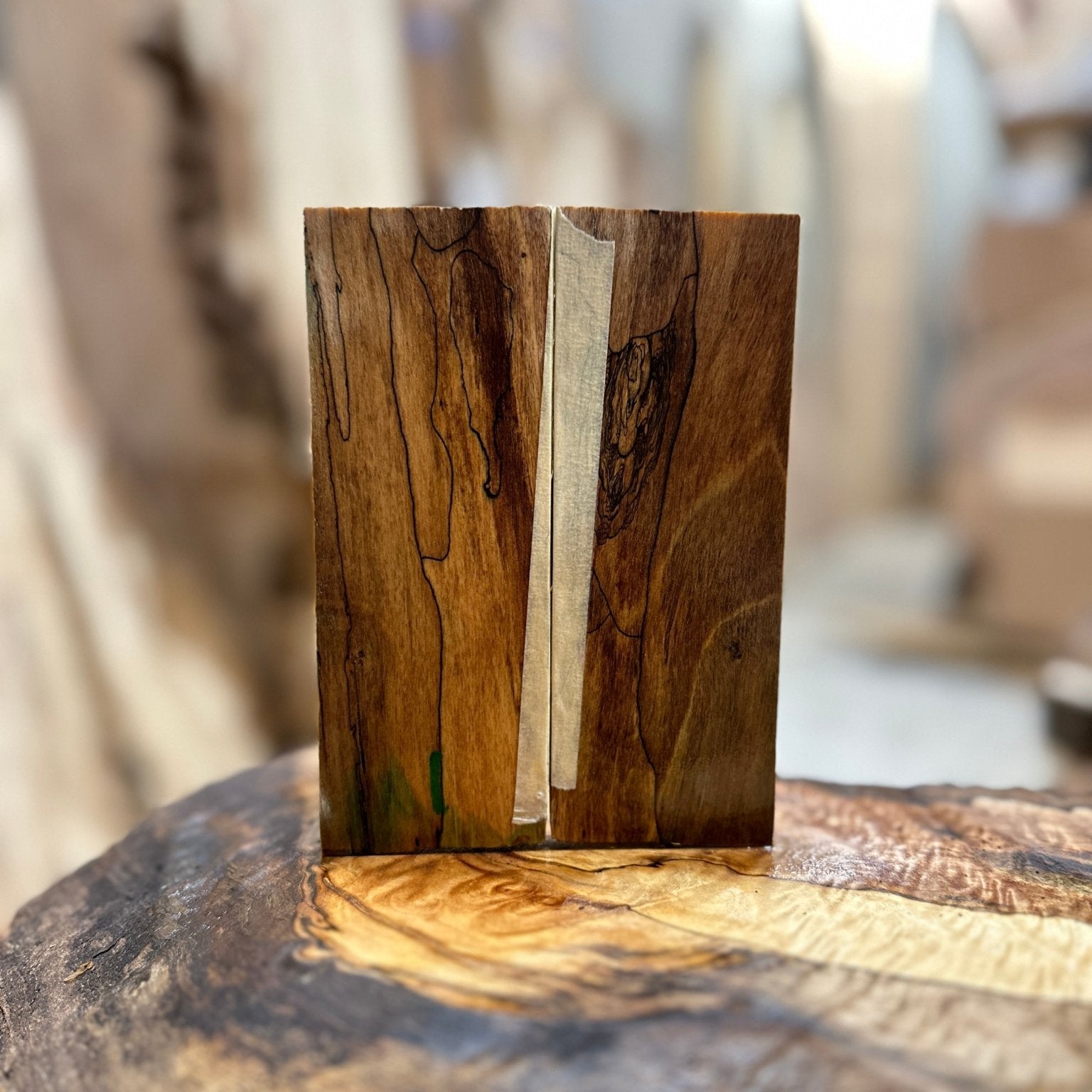 Big Leaf Maple Knife Scale | Big Leaf Maple | Hamilton Lee Supply