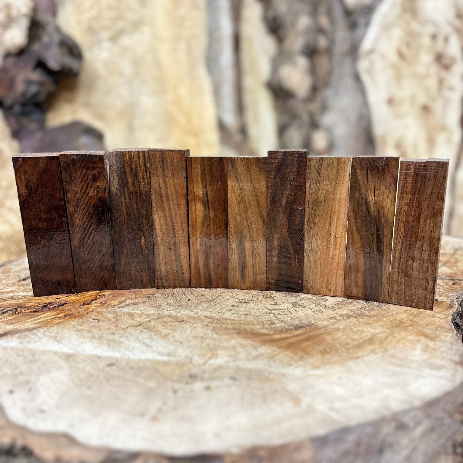 Black Walnut Call Blanks 10 Pack Bundle | Black Walnut | Hamilton Lee Supply