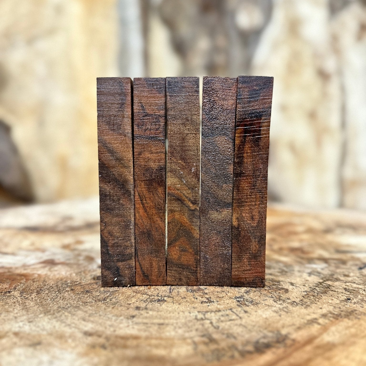 Black Walnut Pen Blanks 5 Pack Bundle | Black Walnut | Hamilton Lee Supply