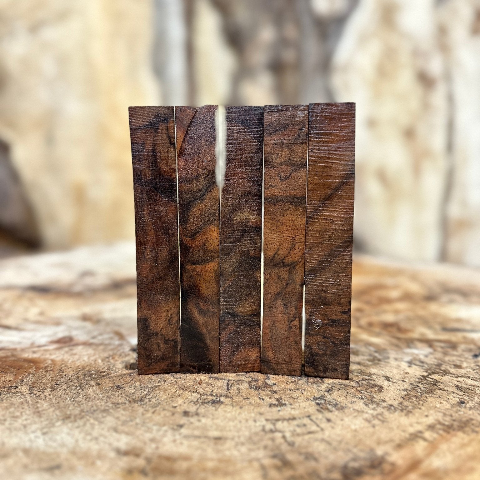 Black Walnut Pen Blanks 5 Pack Bundle | Black Walnut | Hamilton Lee Supply
