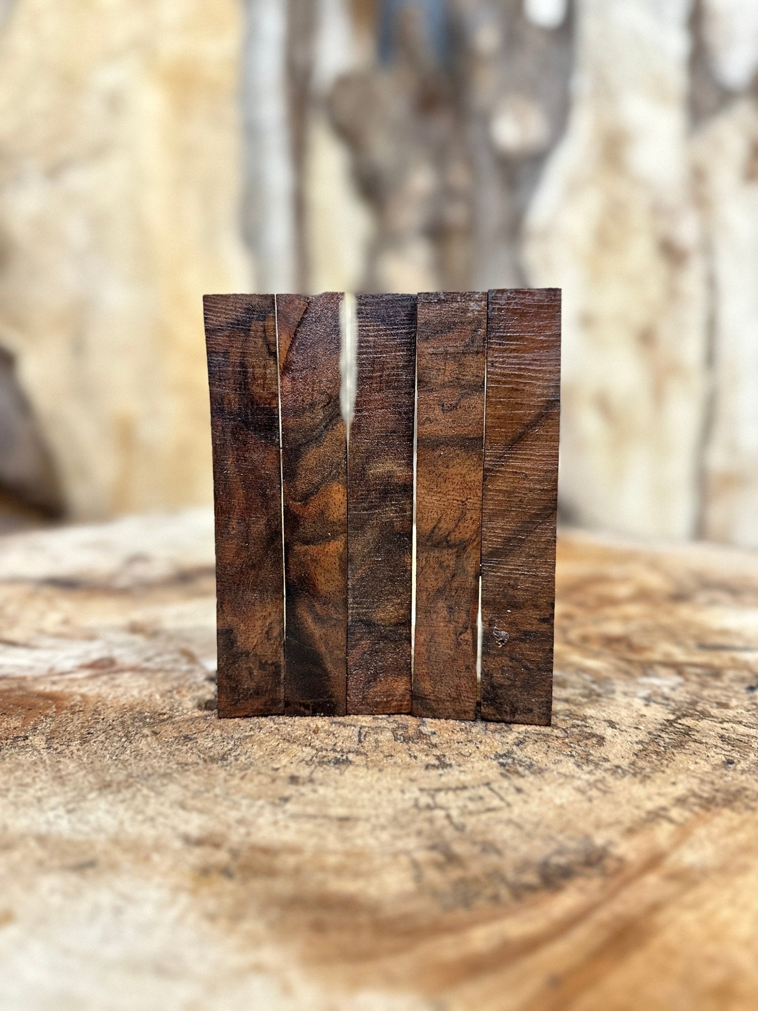 Black Walnut Pen Blanks 5 Pack Bundle | Black Walnut | Hamilton Lee Supply