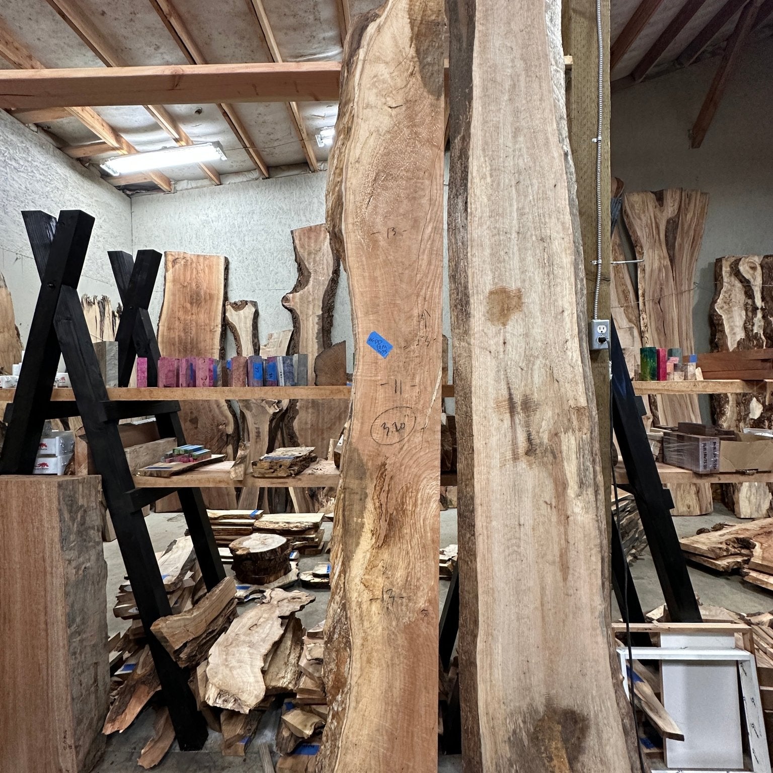 LiveEdge Big Leaf Maple Mantle | Big Leaf Maple | Hamilton Lee Supply