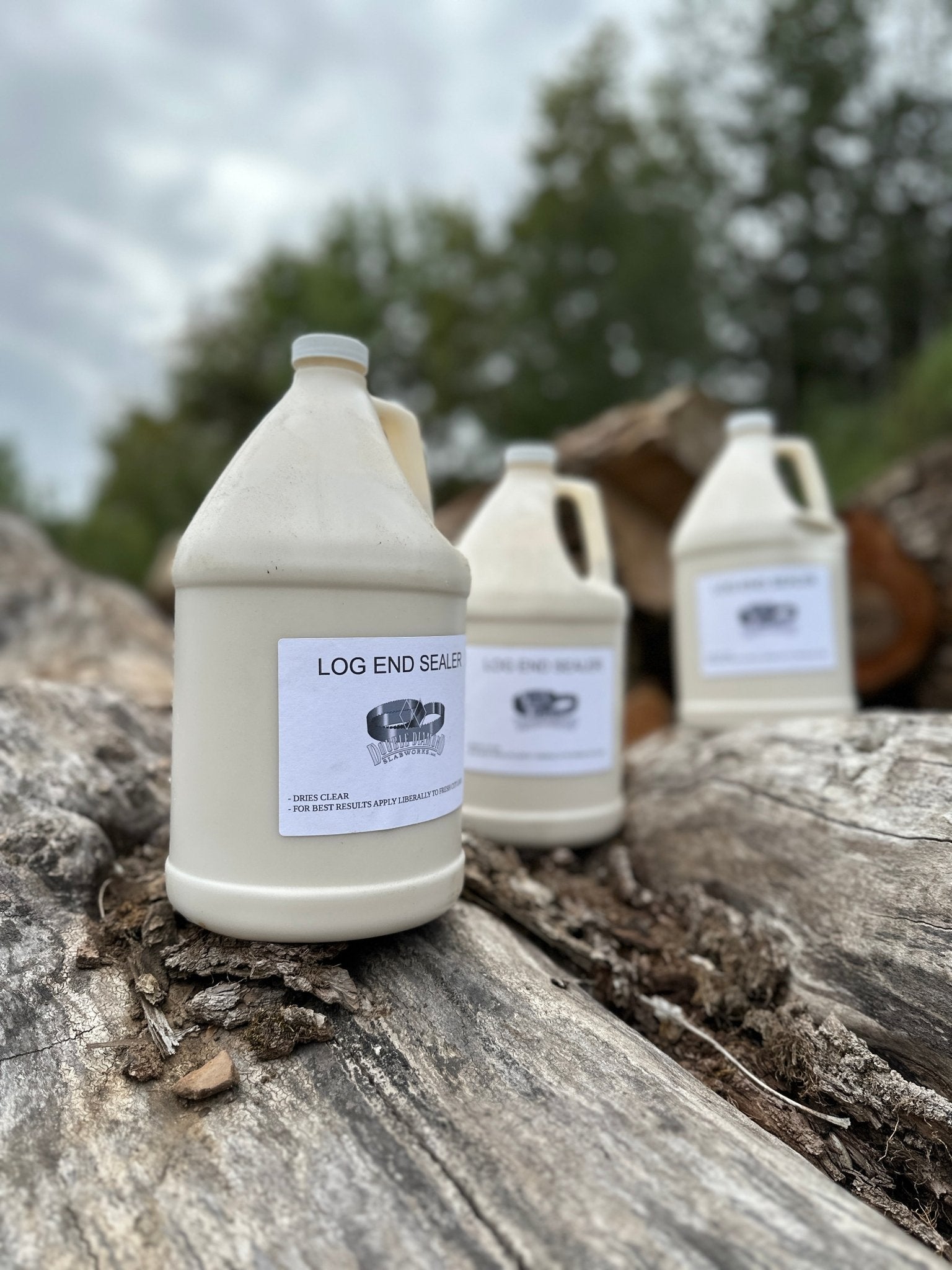 Double Diamond Slabworks Log End Sealer | Log End Grain Sealer | Hamilton Lee Supply