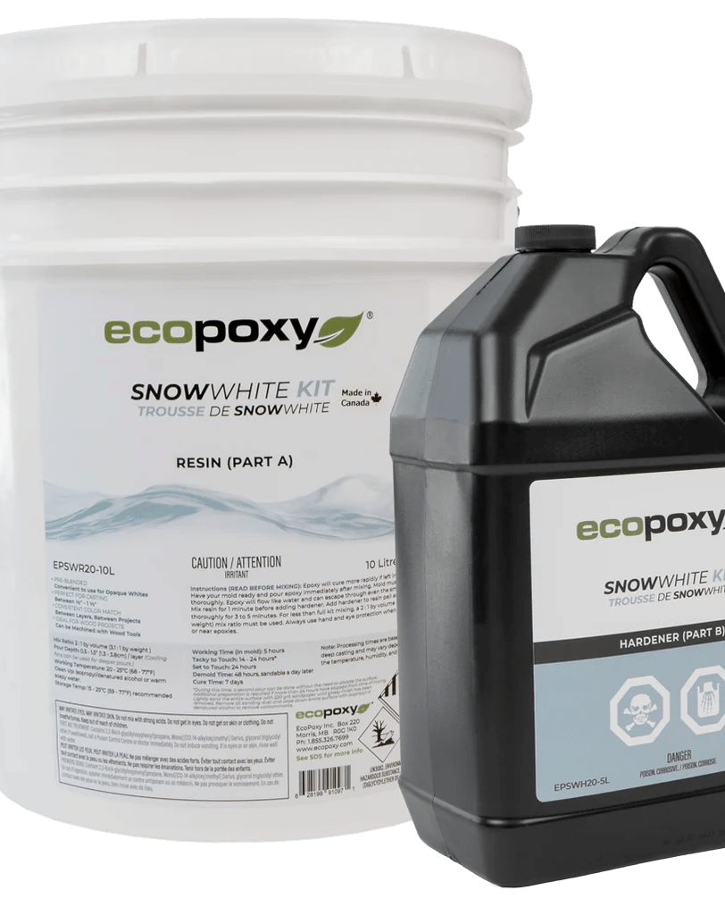 EcoPoxy 15L (20.1kg) SnowWhite Kit | Epoxy | Hamilton Lee Supply