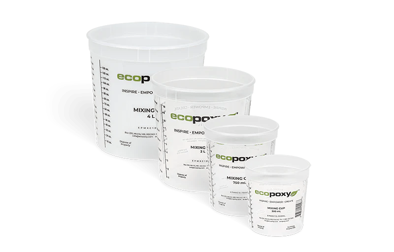 EcoPoxy Graduated Epoxy Mixing Cups | Epoxy Mixing Cup | Hamilton Lee Supply