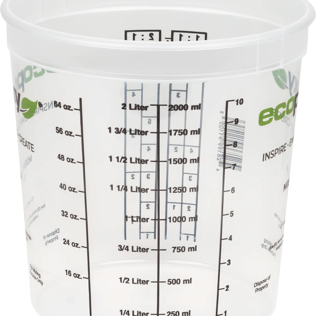 EcoPoxy Graduated Epoxy Mixing Cups | Epoxy Mixing Cup | Hamilton Lee Supply