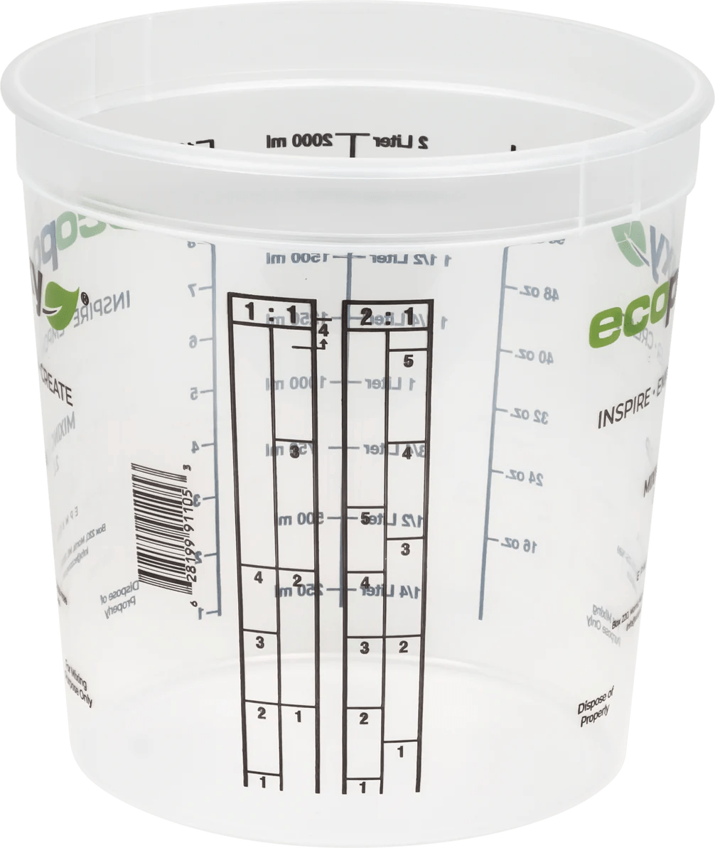 EcoPoxy Graduated Epoxy Mixing Cups | Epoxy Mixing Cup | Hamilton Lee Supply