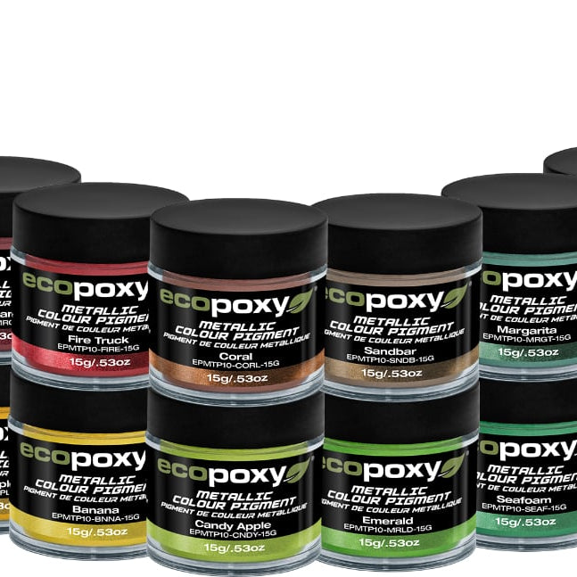 EcoPoxy Metallic Color Pigments |15g | Mica Pigment | Hamilton Lee Supply
