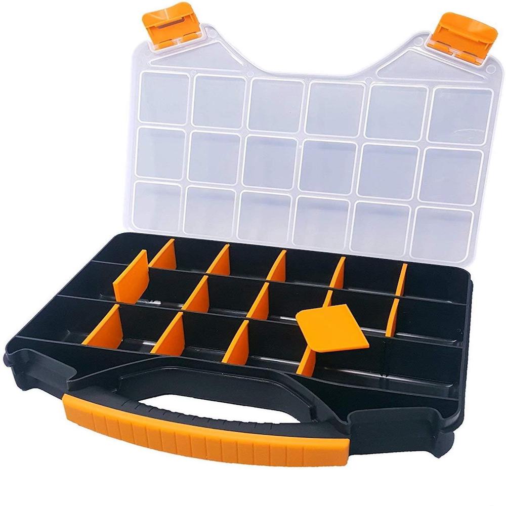 Hardware Box Storage | 18 Compartments | Woodworking | Hamilton Lee Supply