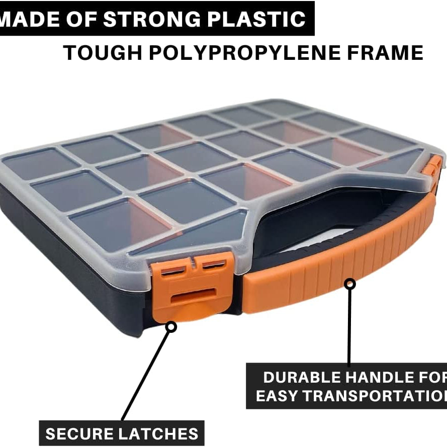 Hardware Box Storage | 18 Compartments | Woodworking | Hamilton Lee Supply