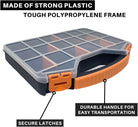 Hardware Box Storage | 18 Compartments | Woodworking | Hamilton Lee Supply