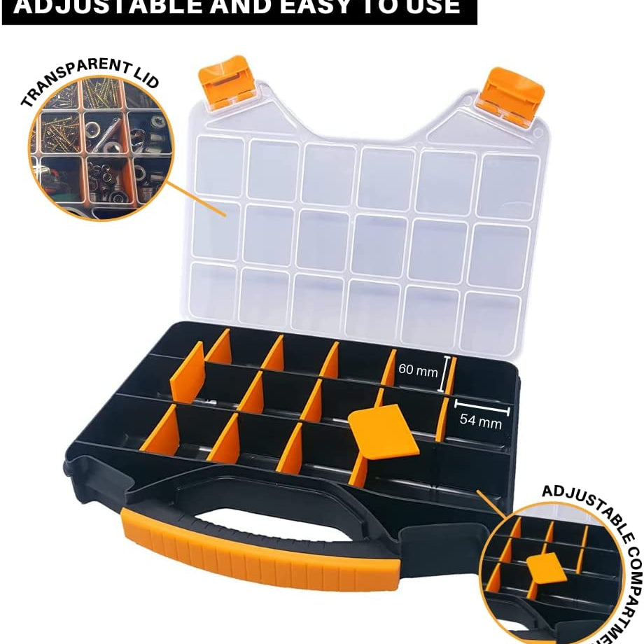 Hardware Box Storage | 18 Compartments | Woodworking | Hamilton Lee Supply