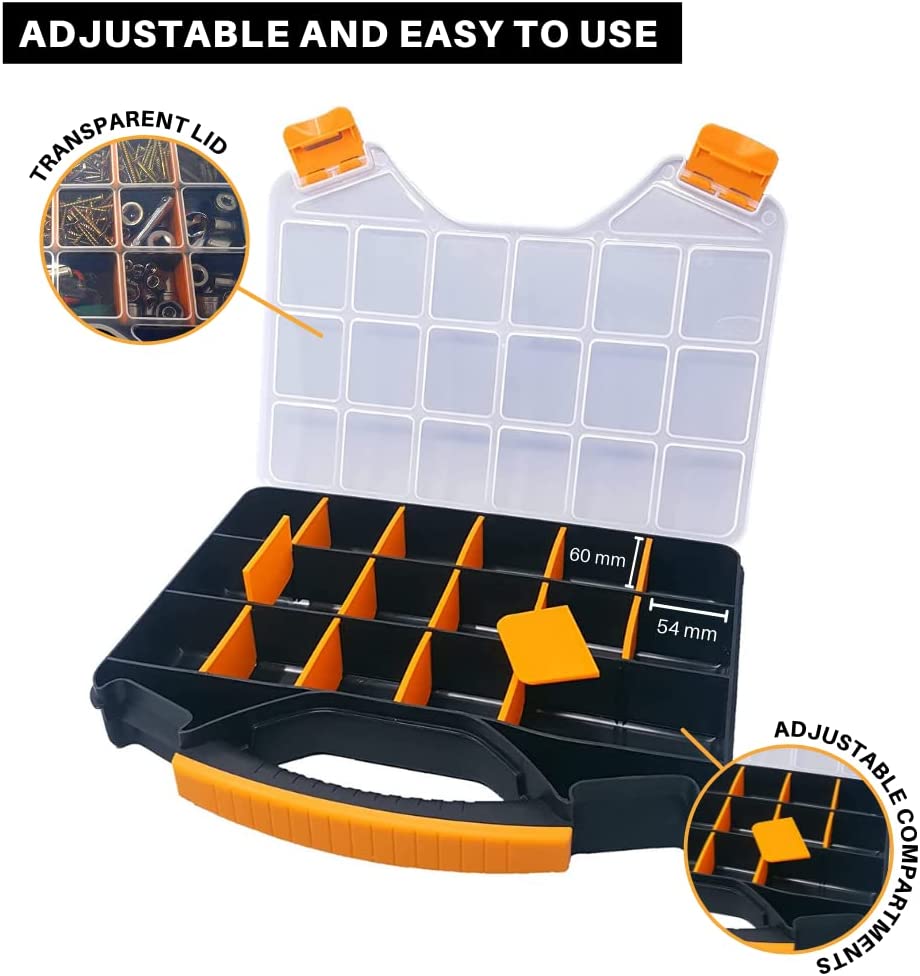 Hardware Box Storage | 18 Compartments | Woodworking | Hamilton Lee Supply