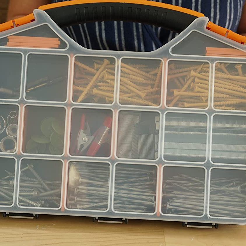 Hardware Box Storage | 18 Compartments | Woodworking | Hamilton Lee Supply