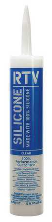 RTV Silicone Sealant | 10 oz | Clear Interior/Exterior | Silicone Caulk | Hamilton Lee Supply