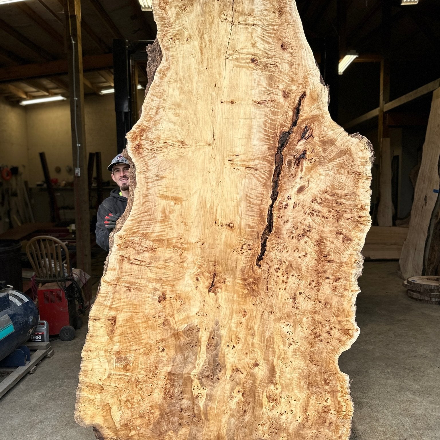 LiveEdge Mappa Burl | Mappa Burl | Hamilton Lee Supply