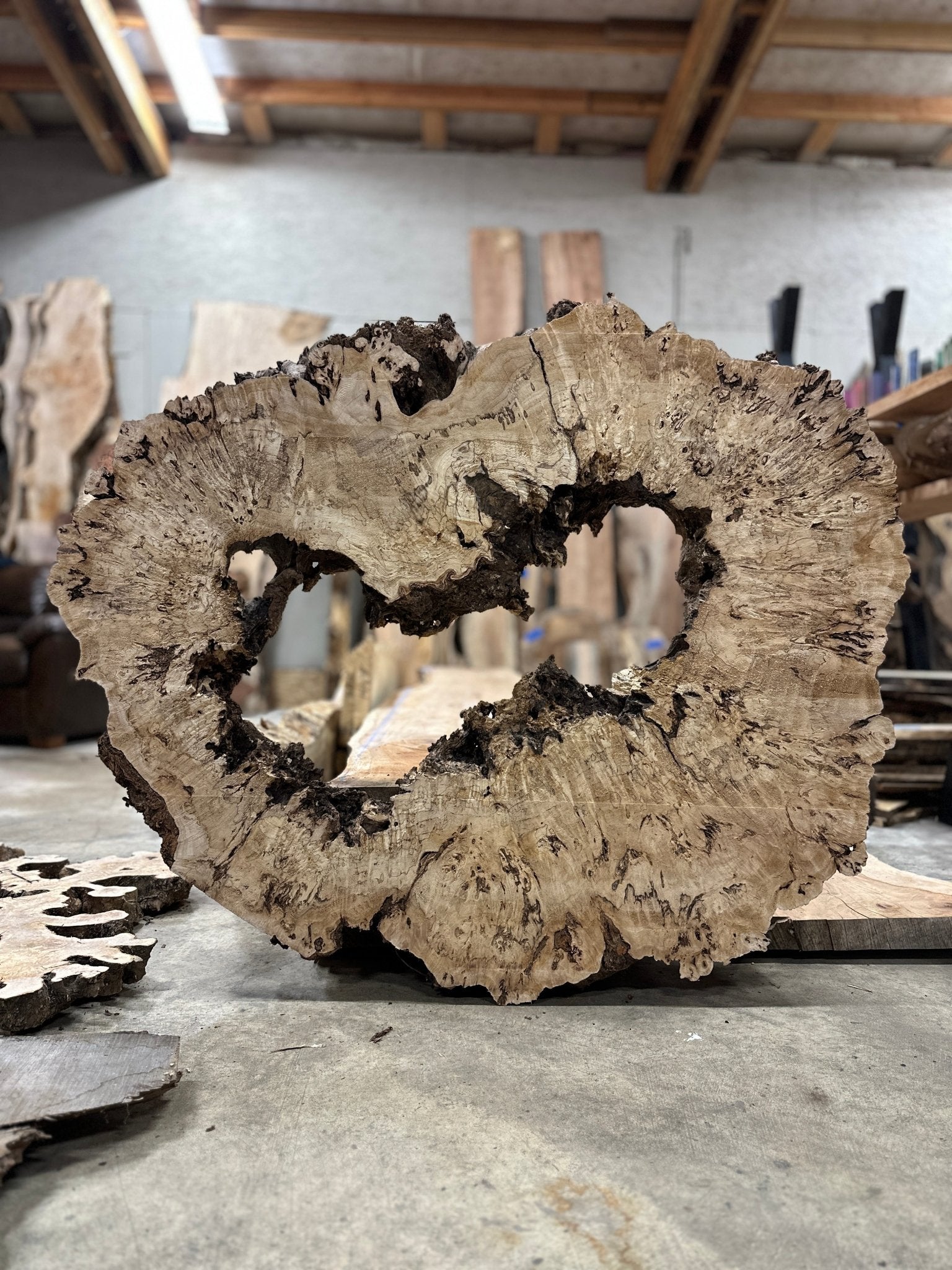 LiveEdge Mappa Burl Cookie | Mappa Burl | Hamilton Lee Supply