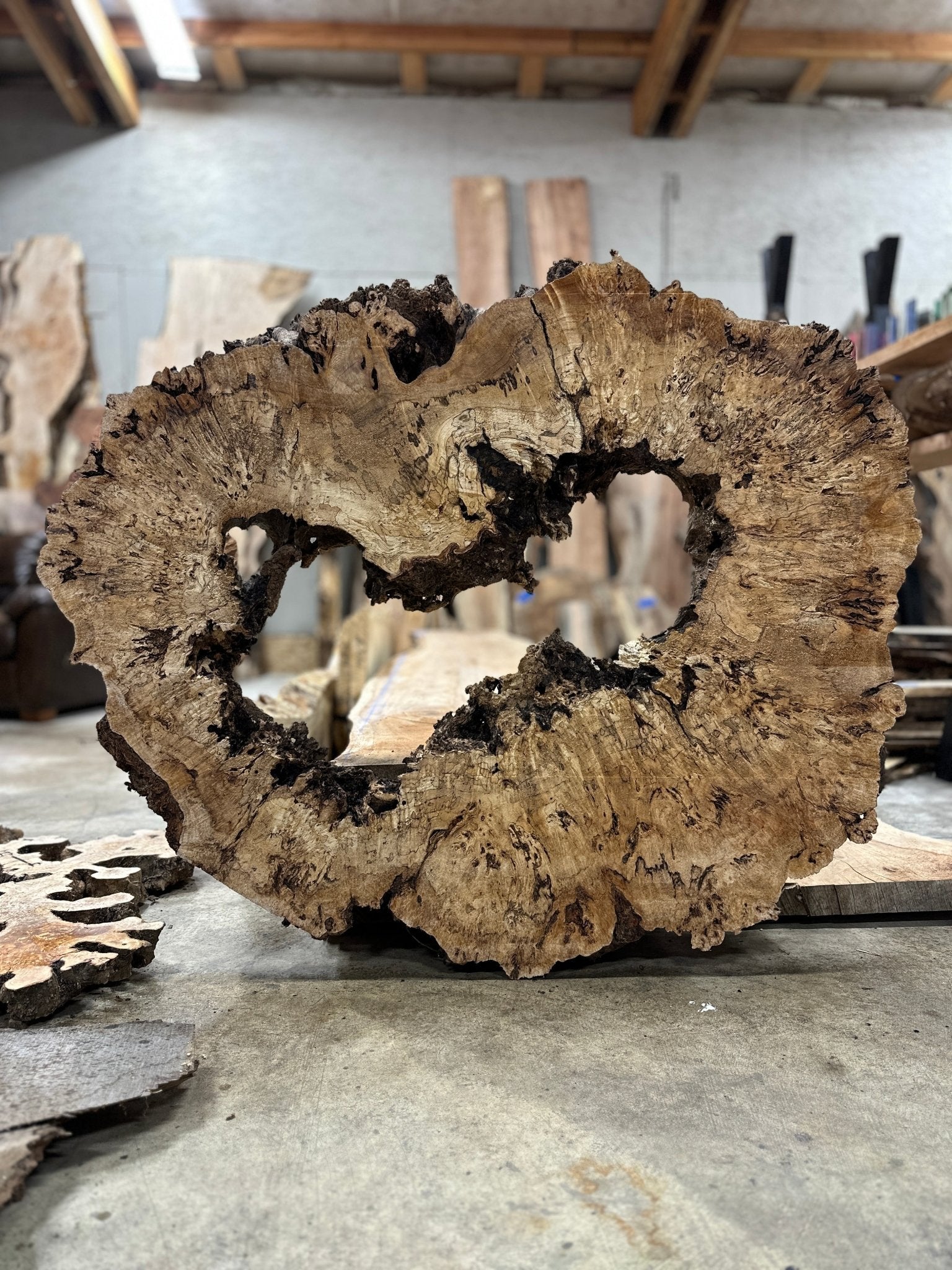 LiveEdge Mappa Burl Cookie | Mappa Burl | Hamilton Lee Supply