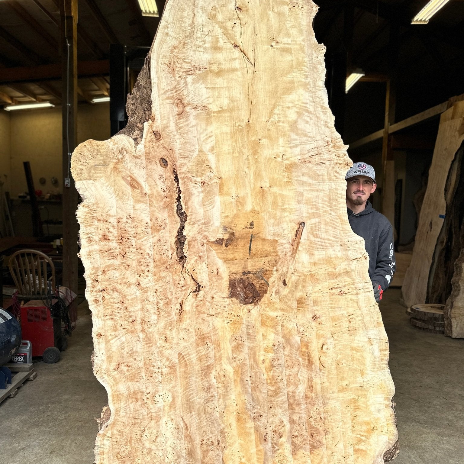 LiveEdge Mappa Burl | Mappa Burl | Hamilton Lee Supply