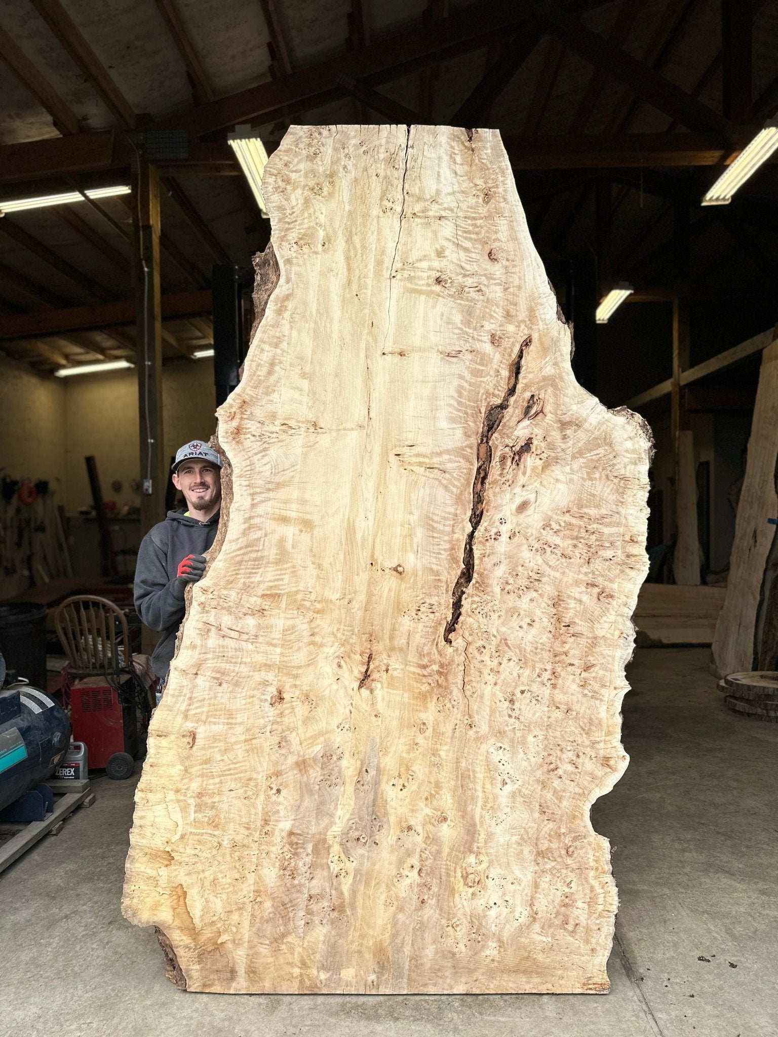 LiveEdge Mappa Burl | Mappa Burl | Hamilton Lee Supply