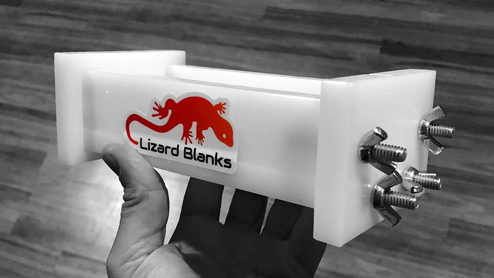 Lizard Blanks - Double Pen - Single Knife Scale Mold | Craft Molds | Hamilton Lee Supply