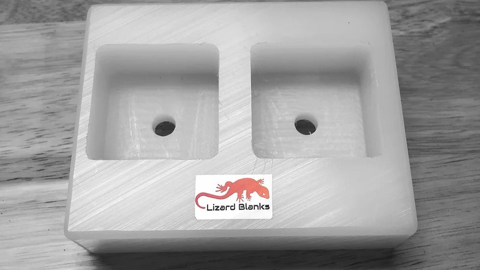 Lizard Blanks - Ring Mold 2 Pieces | Craft Molds | Hamilton Lee Supply