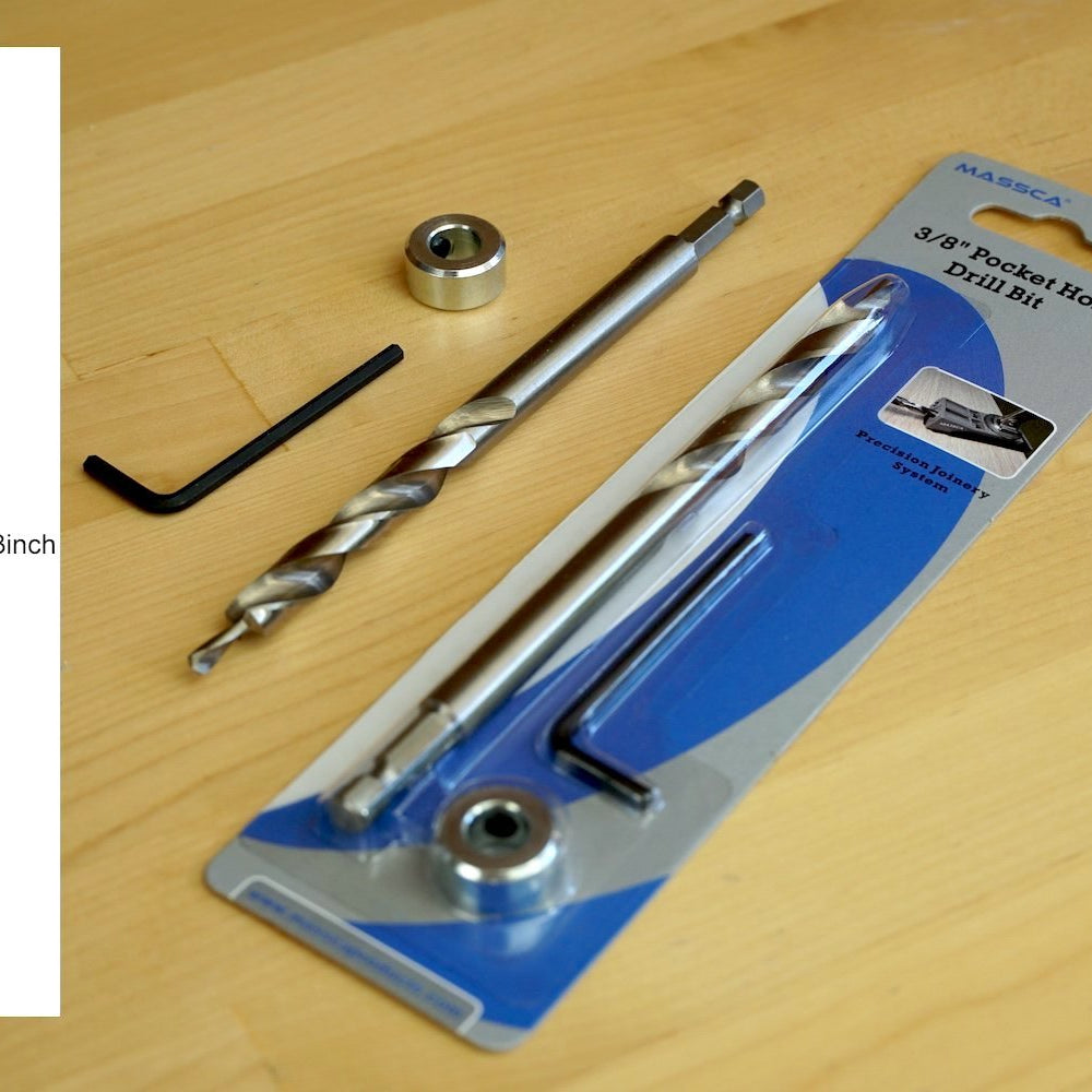 Massca 3/8'' Pocket-Hole Drill Bit Set | Woodworking | Hamilton Lee Supply