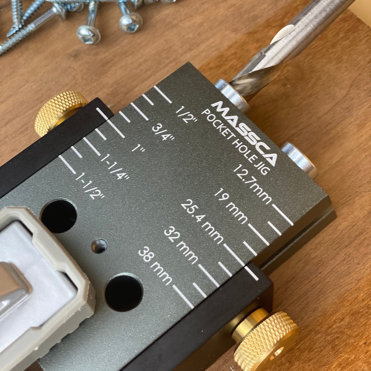 Massca Aluminum Twin Pocket Hole Jig | Woodworking | Hamilton Lee Supply