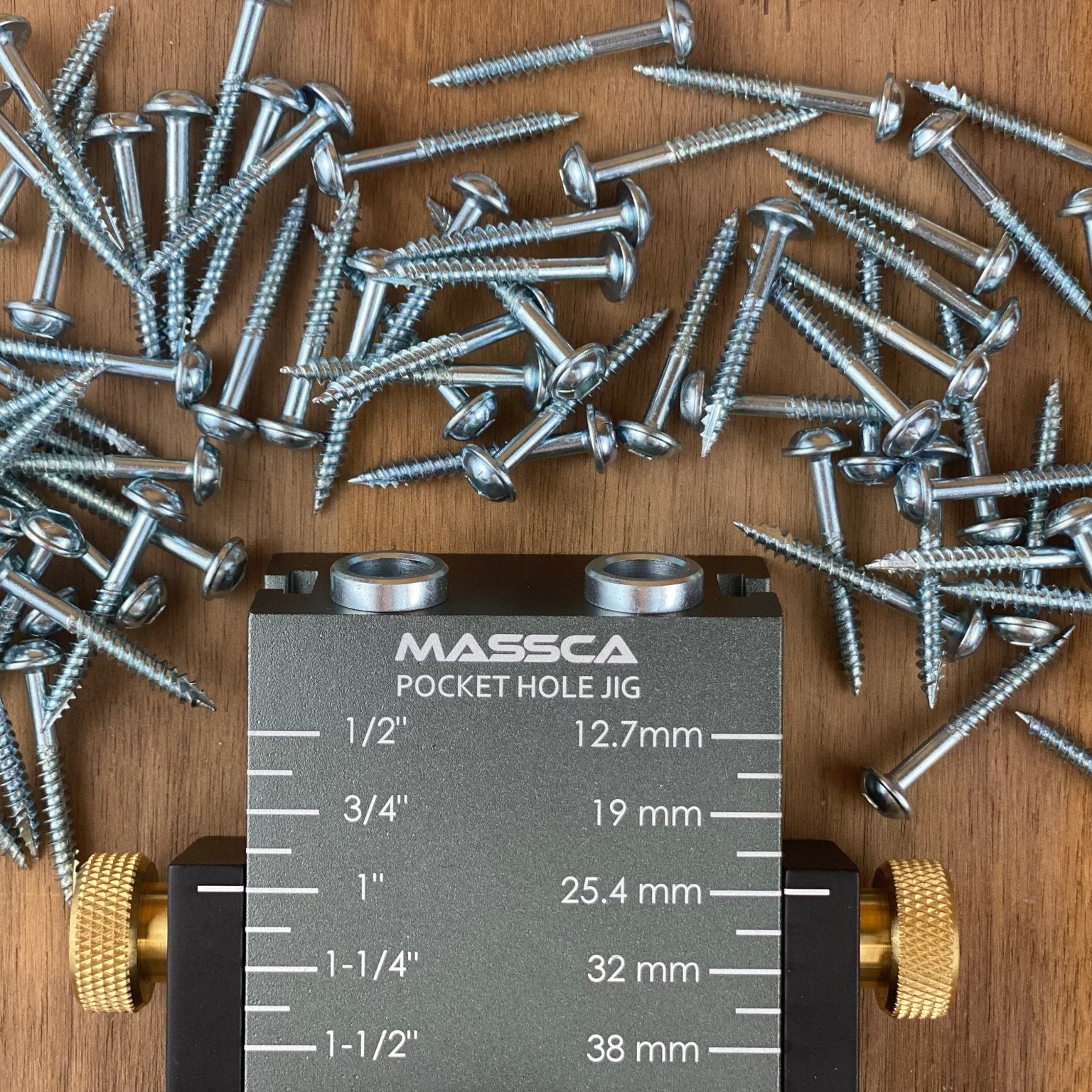 Massca Aluminum Twin Pocket Hole Jig | Woodworking | Hamilton Lee Supply