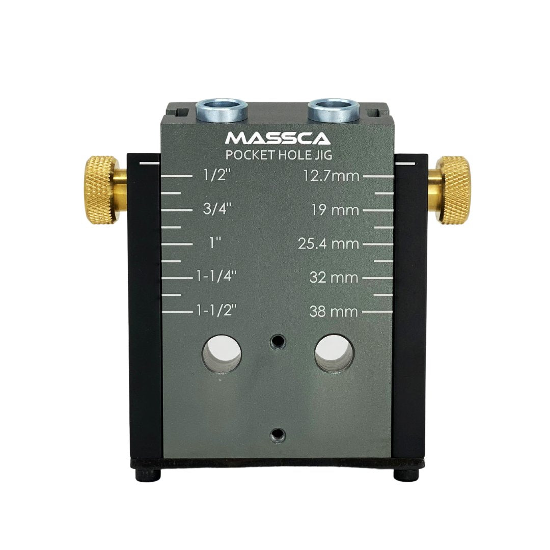 Massca Aluminum Twin Pocket Hole Jig | Woodworking | Hamilton Lee Supply