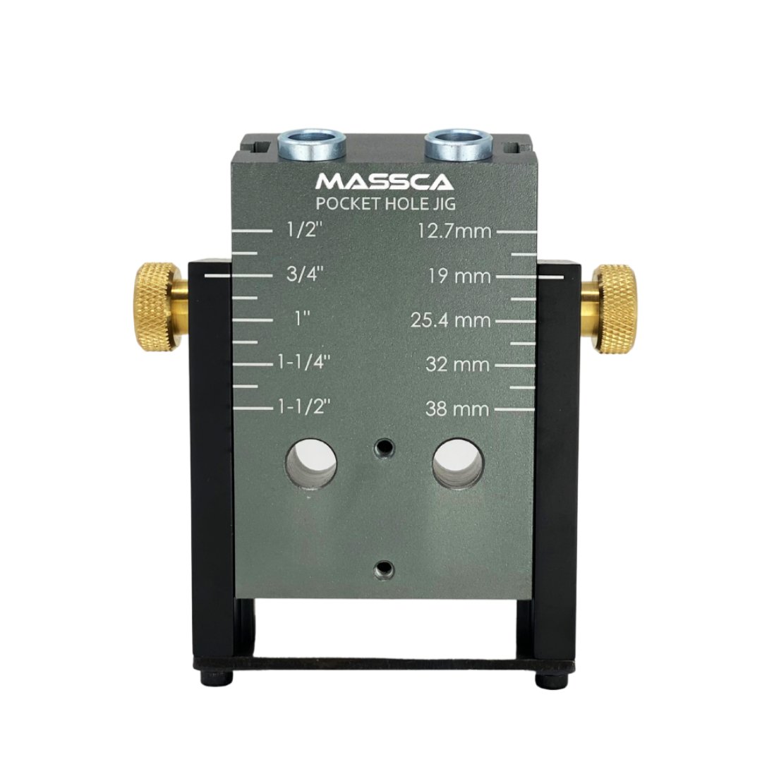 Massca Aluminum Twin Pocket Hole Jig | Woodworking | Hamilton Lee Supply