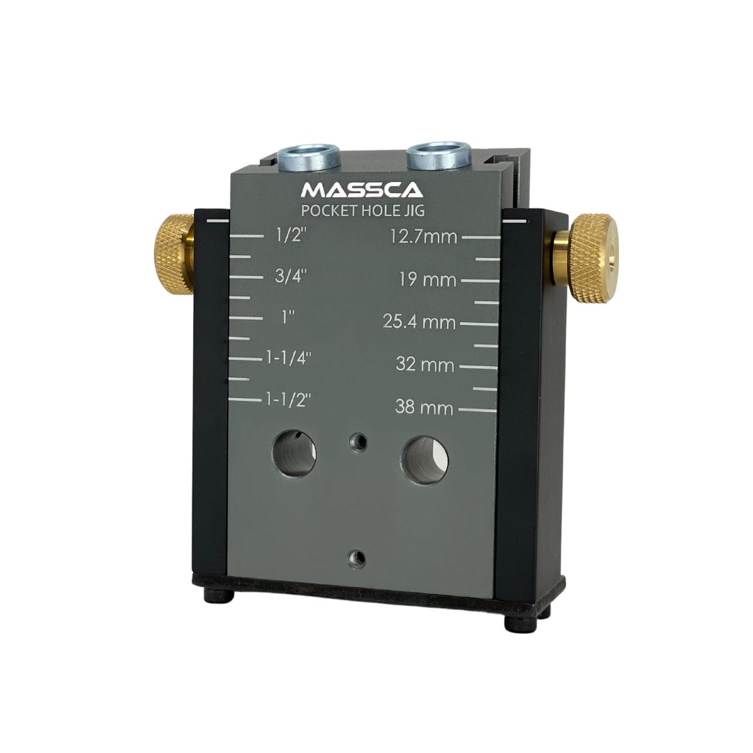 Massca Aluminum Twin Pocket Hole Jig | Woodworking | Hamilton Lee Supply