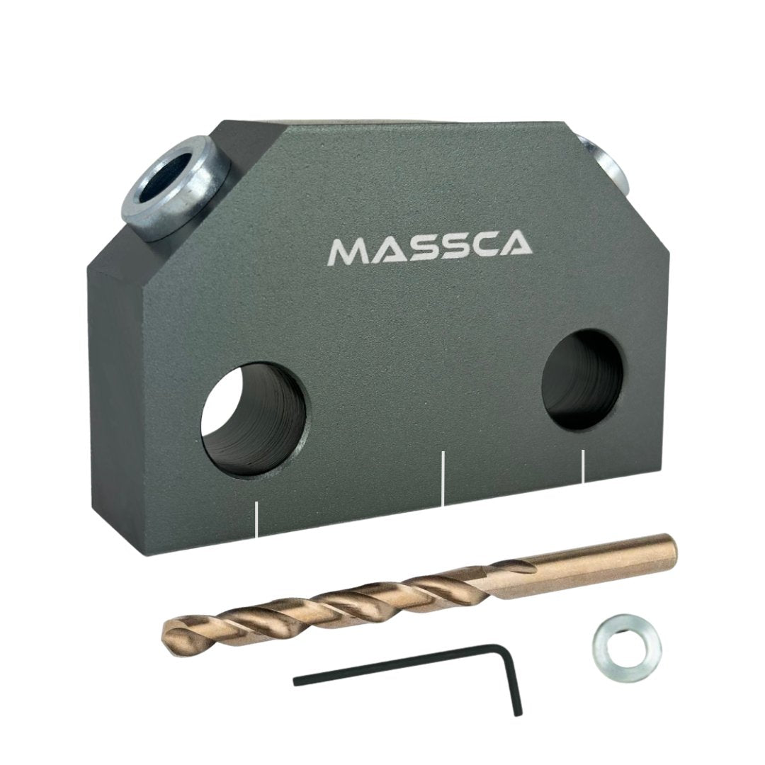 Massca Dowel Jig X - For Angled Dowel Joints (Pack of 2) | Woodworking | Hamilton Lee Supply