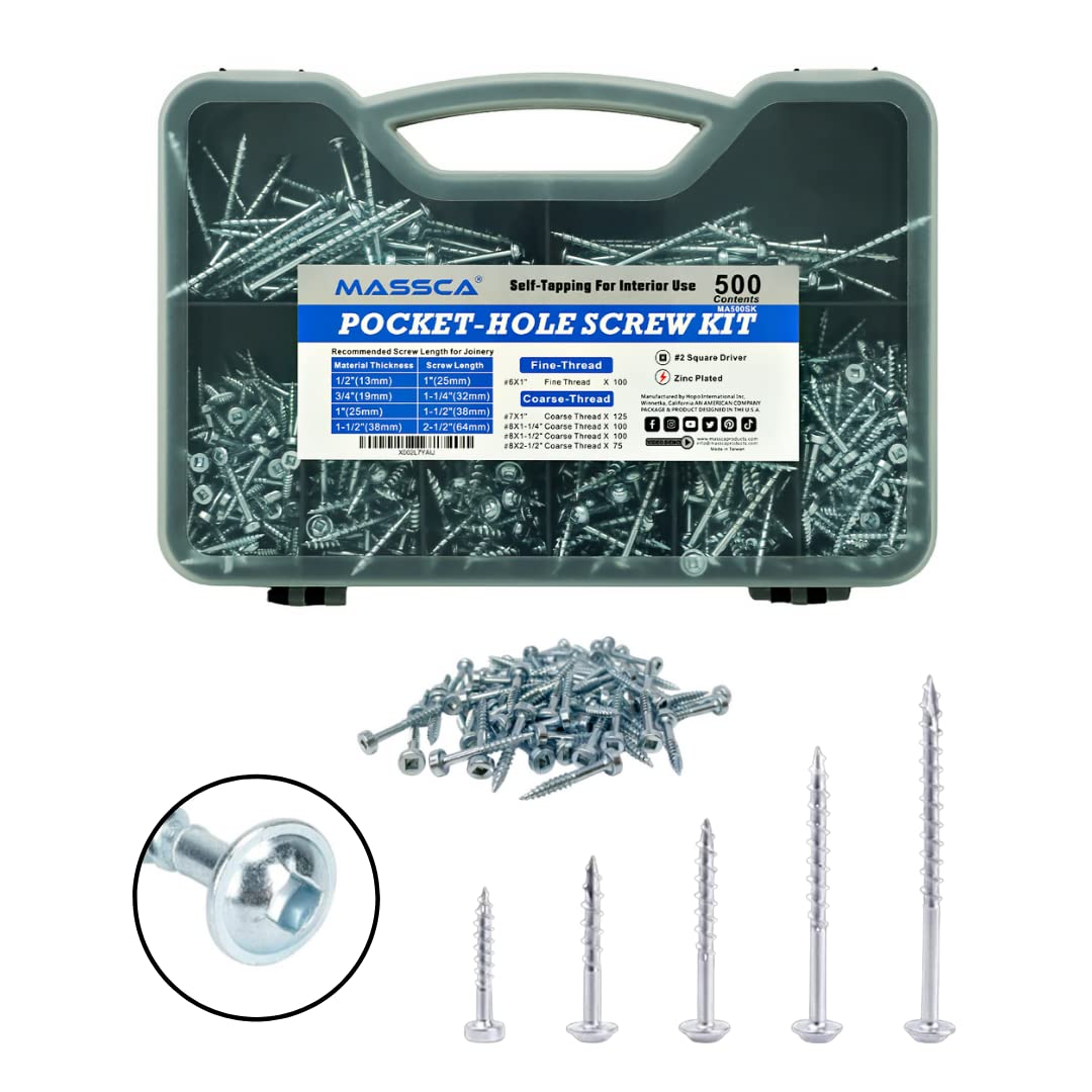 Massca M2 PRO Aluminum Pocket Hole Jig System | Bundle #6 | Woodworking | Hamilton Lee Supply