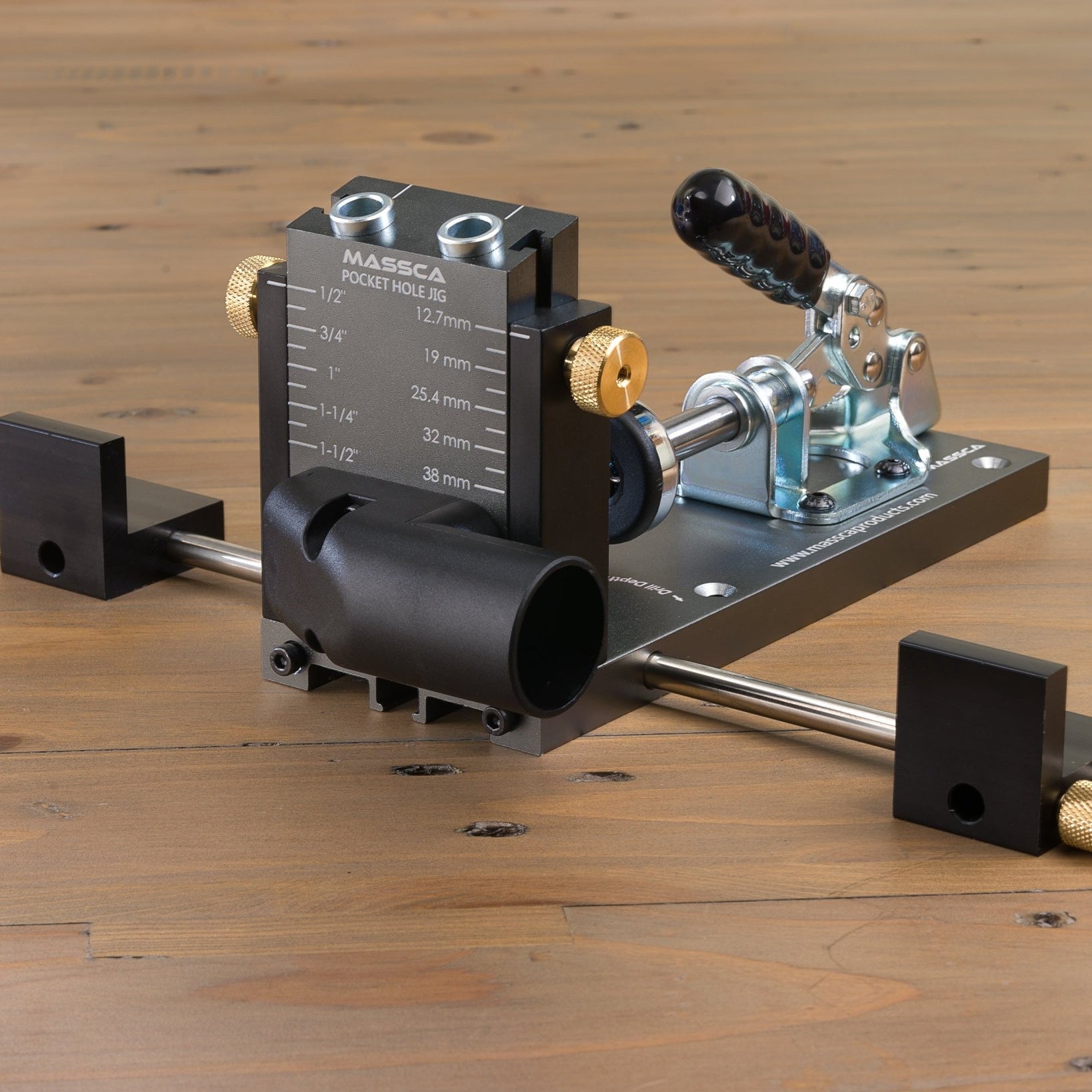 Massca M2 PRO Aluminum Pocket Hole Jig System | Bundle #6 | Woodworking | Hamilton Lee Supply