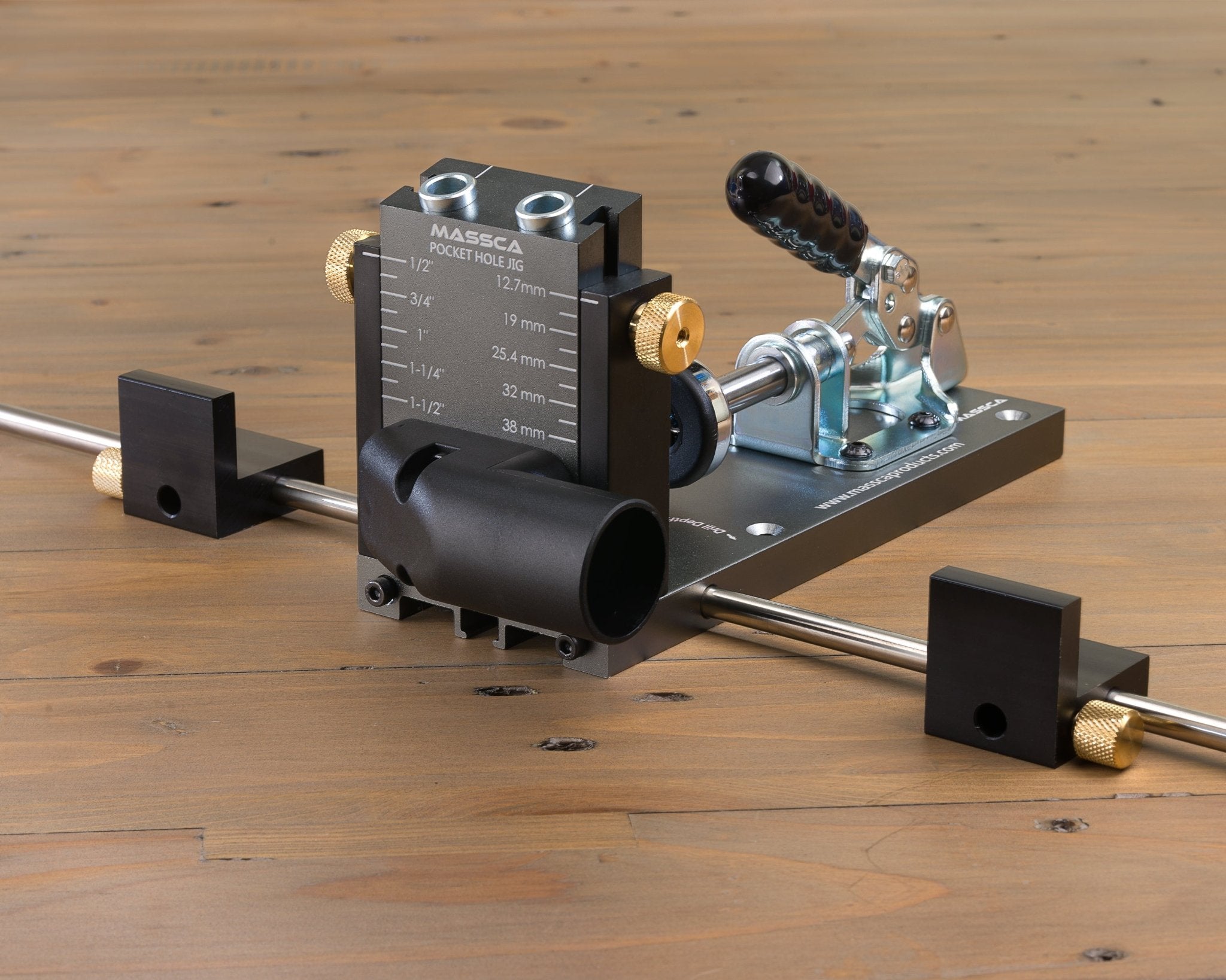 Massca M2 PRO Aluminum Pocket Hole Jig System | Bundle #6 | Woodworking | Hamilton Lee Supply