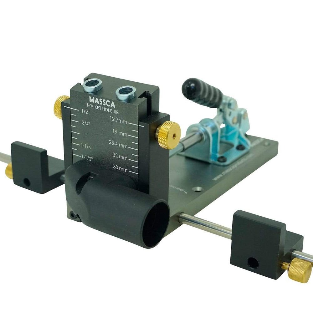 Massca M2 PRO Aluminum Pocket Hole Jig System | Woodworking | Hamilton Lee Supply