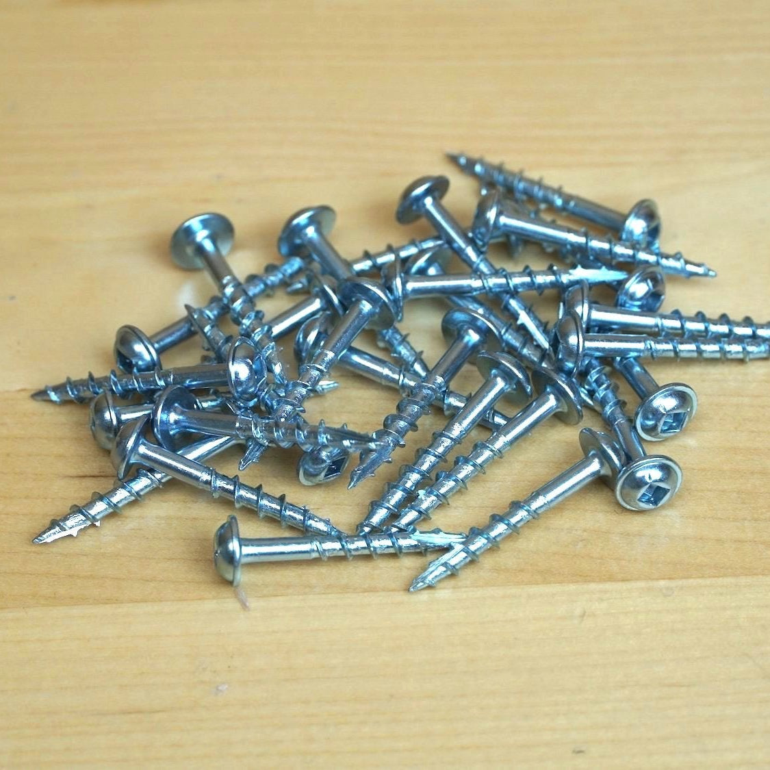 Massca Products | Pocket-Hole Screw Kit 500 Units | Self-Tapping Zinc Plated | Woodworking | Massca Products