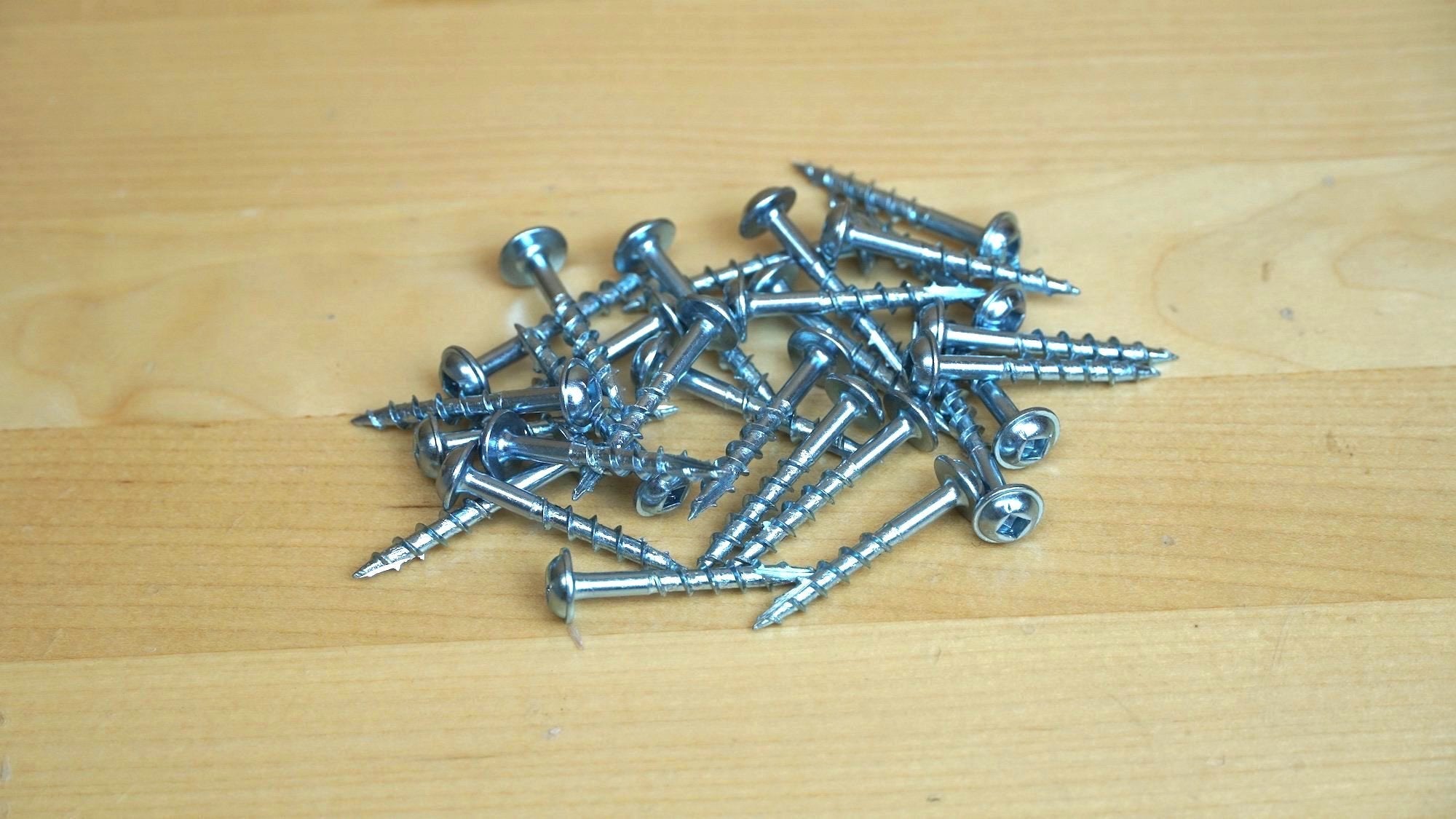 Massca Products | Pocket-Hole Screw Kit 500 Units | Self-Tapping Zinc Plated | Woodworking | Massca Products