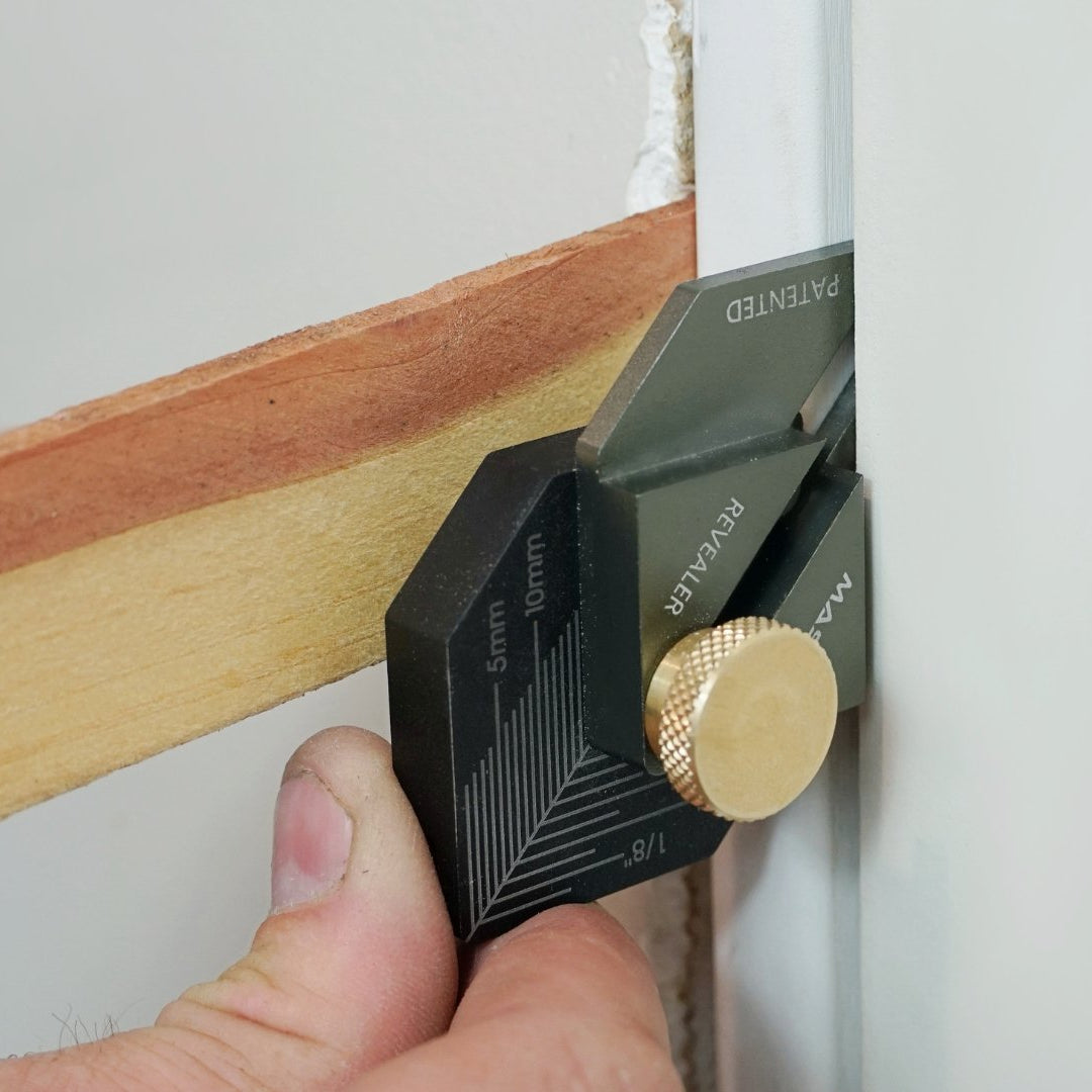 Massca Revealer Trim Carpentry Tool and Finish Ruler Multitool | Woodworking | Massca Products