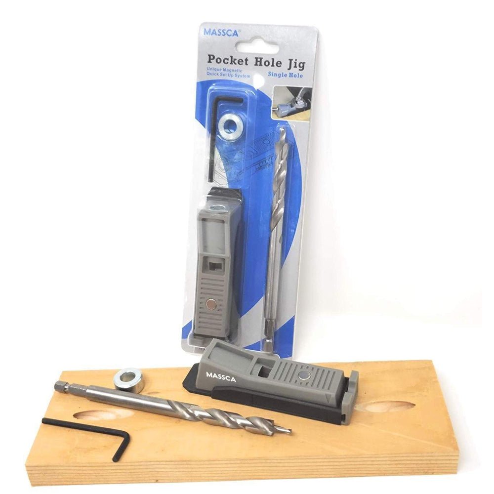 Massca Single Pocket Hole Jig Set | Woodworking | Massca Products
