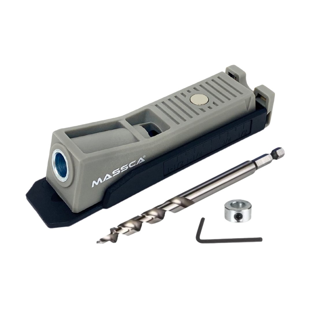 Massca Single Pocket Hole Jig Set | Woodworking | Massca Products