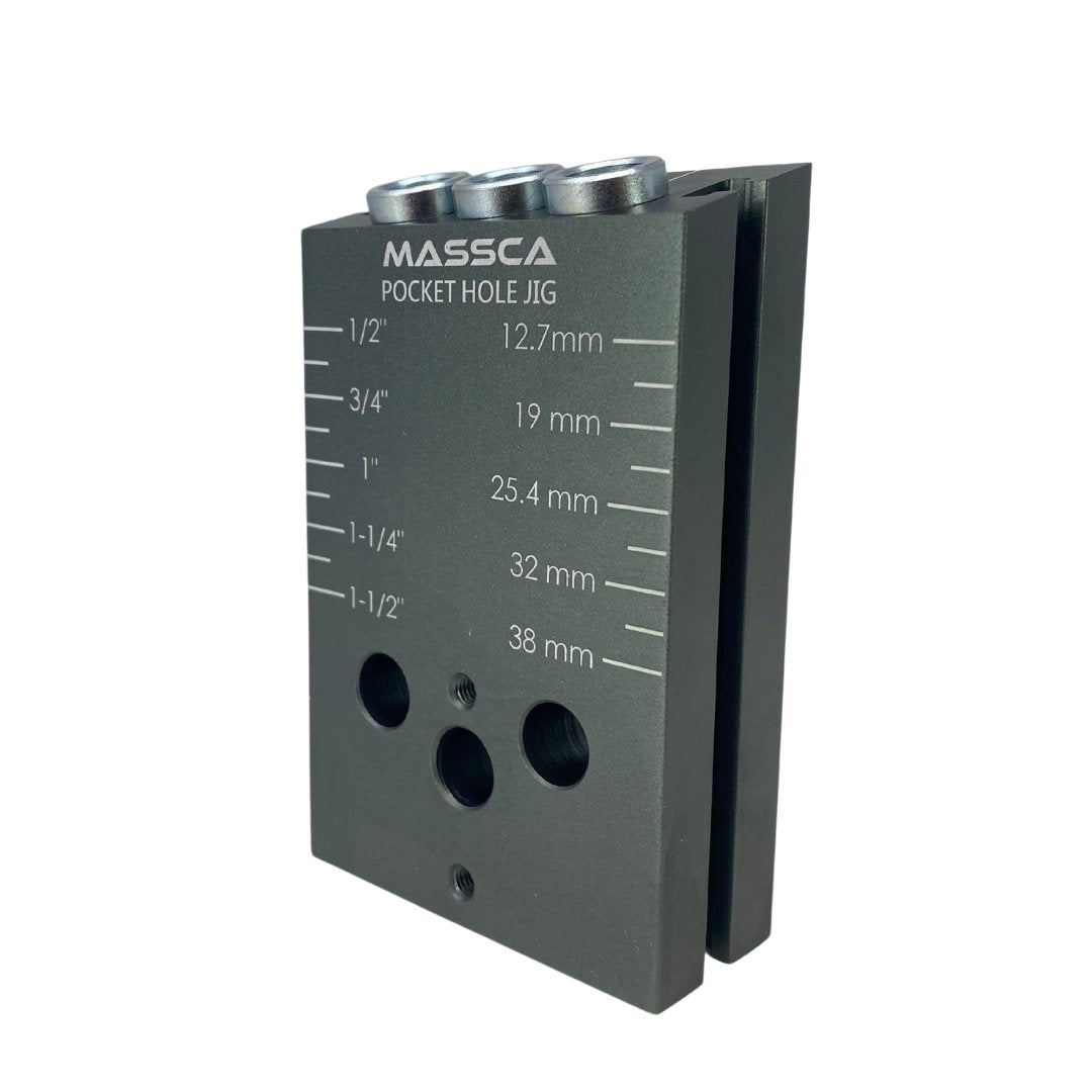 Massca Triple Pilot Hole Adapter For Massca M2 PRO & M1 Pocket-Hole Jigs | Woodworking | Massca Products